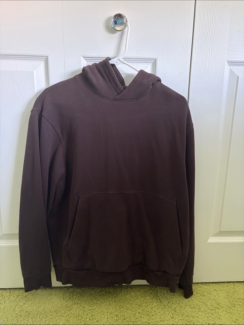 lululemon athletica Men's Dark Brown Hooded Sweatshirt